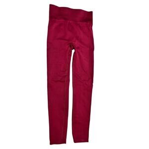 Tala Seamless Scrunch Legging Women's Medium, Mid-High Waist, Burgundy